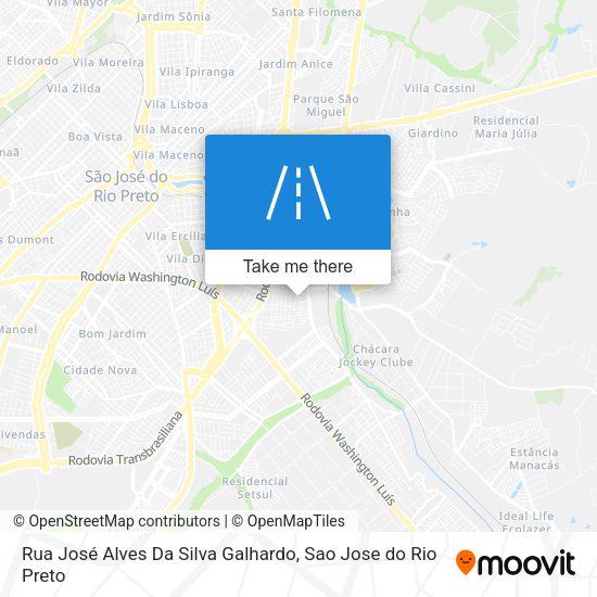 Rua José Alves Da Silva Galhardo map