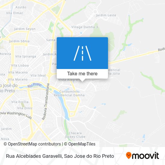 Rua Alcebíades Garavelli map