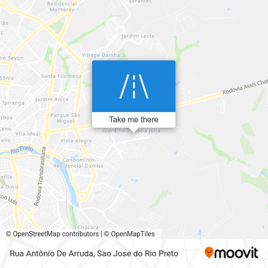 Rua Antônio De Arruda map