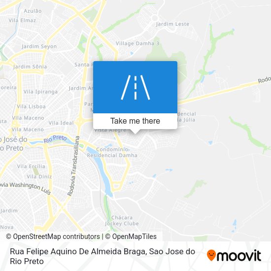 Rua Felipe Aquino De Almeida Braga map