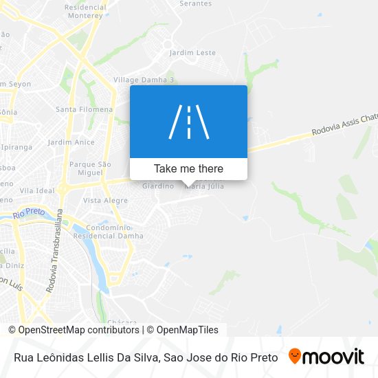 Rua Leônidas Lellis Da Silva map