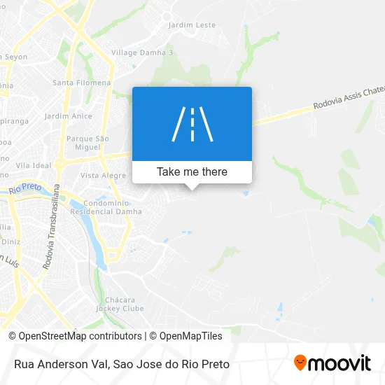 Rua Anderson Val map
