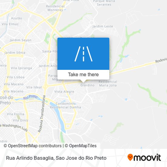 Rua Arlindo Basaglia map