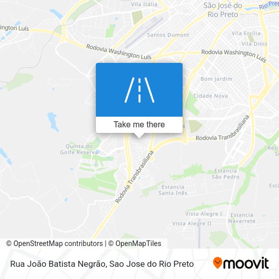 Rua João Batista Negrão map
