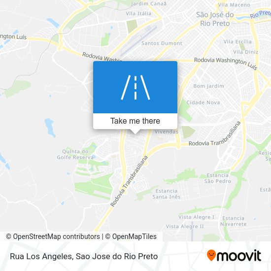 Rua Los Angeles map