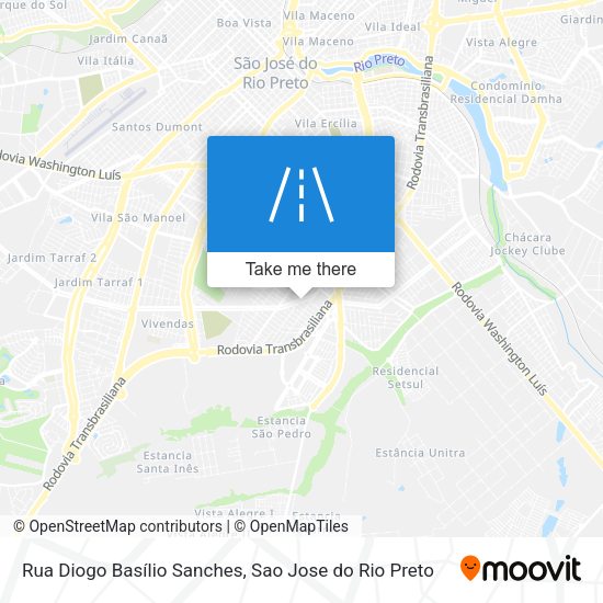 Rua Diogo Basílio Sanches map