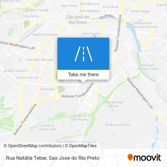 Rua Natália Tebar map