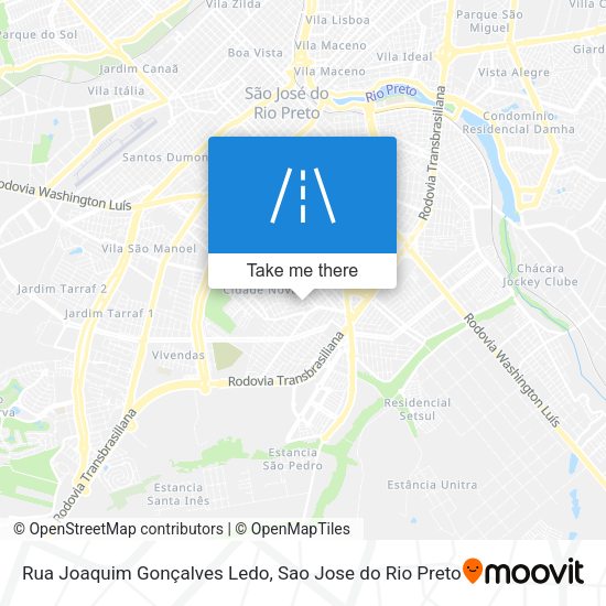 Rua Joaquim Gonçalves Ledo map