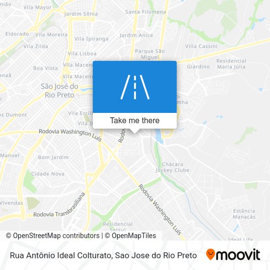 Rua Antônio Ideal Colturato map