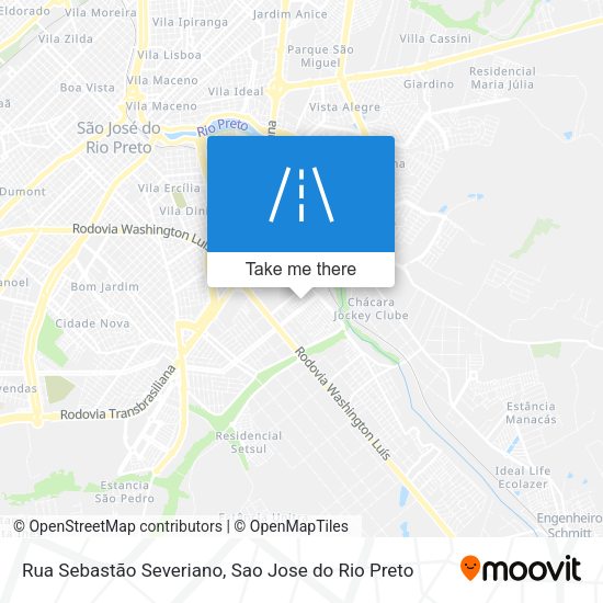 Rua Sebastão Severiano map
