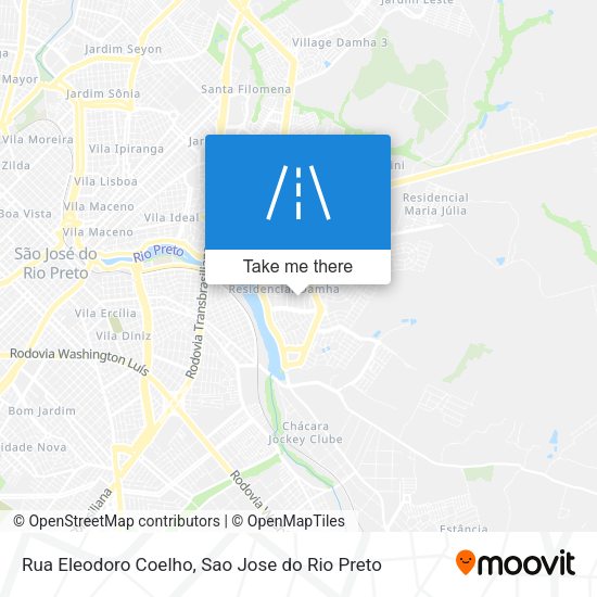 Rua Eleodoro Coelho map