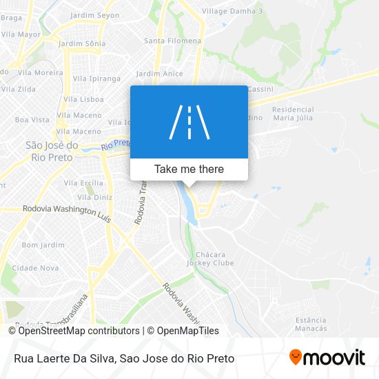 Rua Laerte Da Silva map