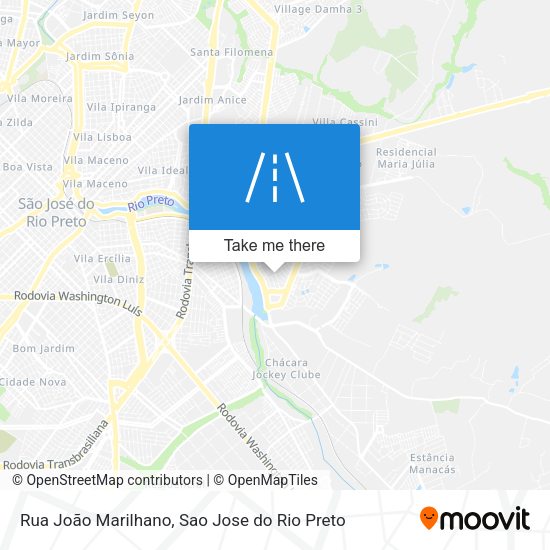 Rua João Marilhano map