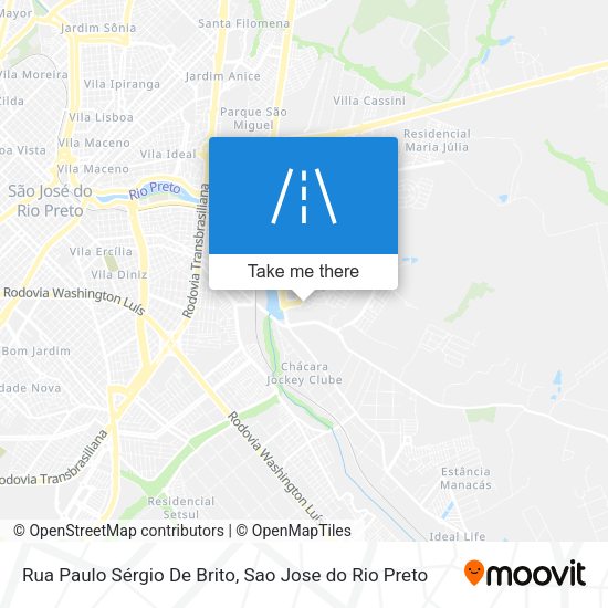 Rua Paulo Sérgio De Brito map