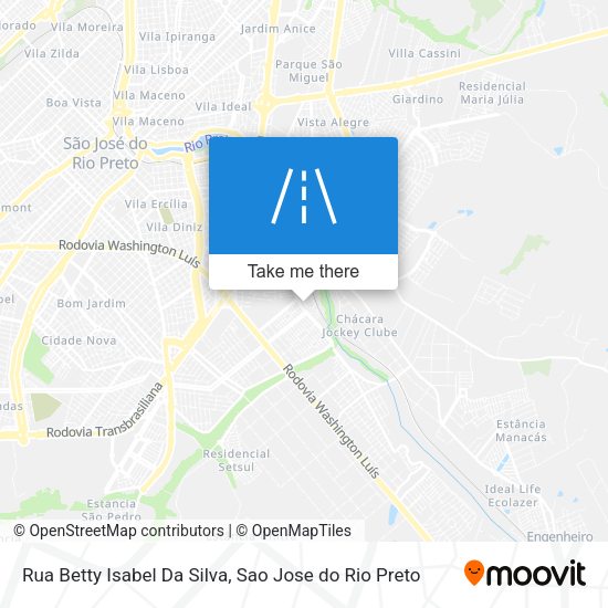 Rua Betty Isabel Da Silva map