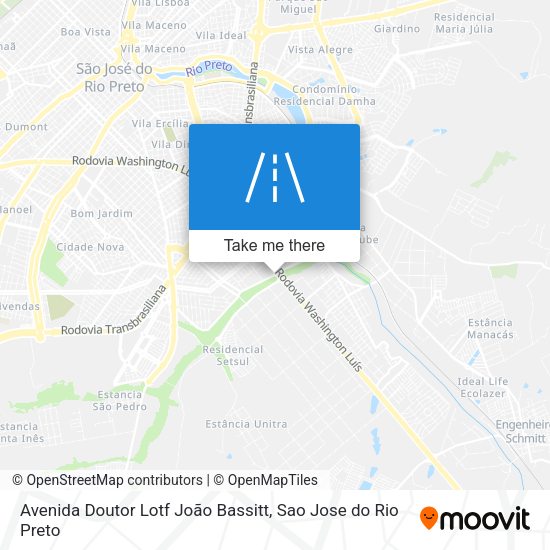 Avenida Doutor Lotf João Bassitt map