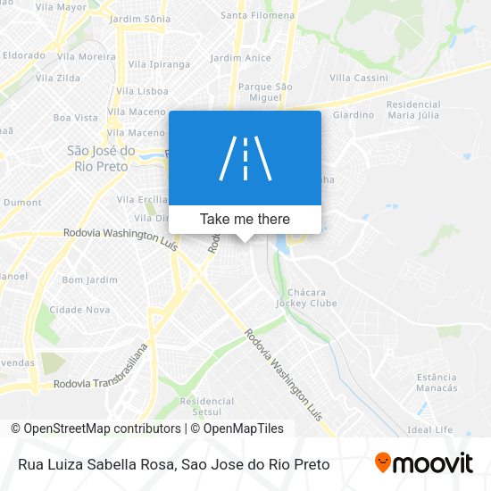 Rua Luiza Sabella Rosa map