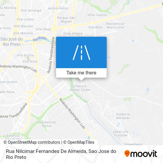 Rua Nilcimar Fernandes De Almeida map