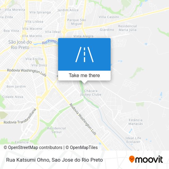 Rua Katsumi Ohno map
