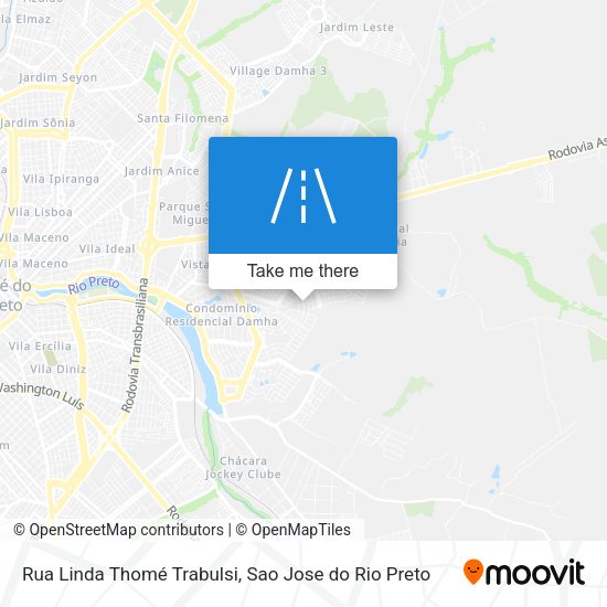 Rua Linda Thomé Trabulsi map
