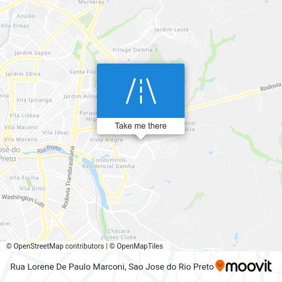 Rua Lorene De Paulo Marconi map