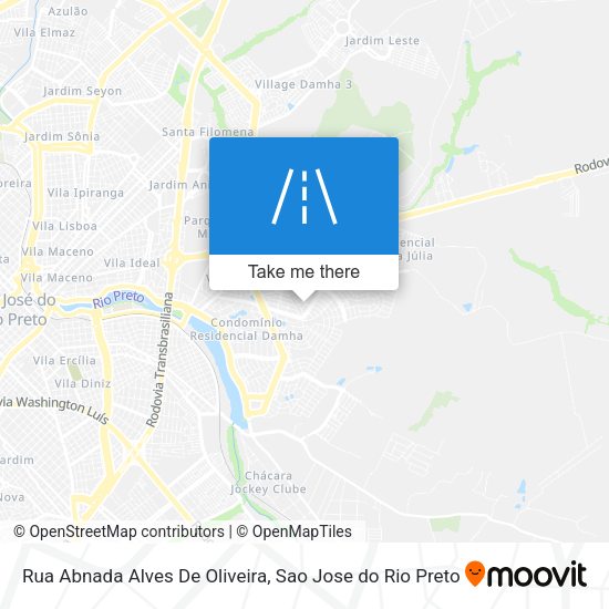 Rua Abnada Alves De Oliveira map