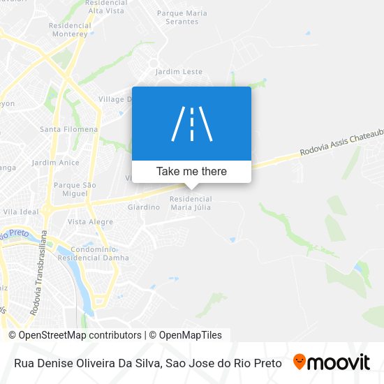Rua Denise Oliveira Da Silva map
