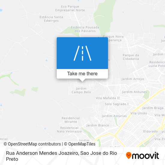Rua Anderson Mendes Joazeiro map