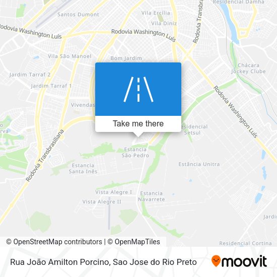 Rua João Amilton Porcino map