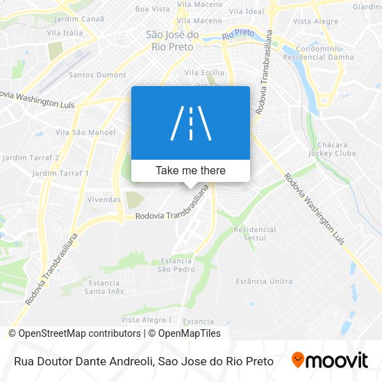 Rua Doutor Dante Andreoli map