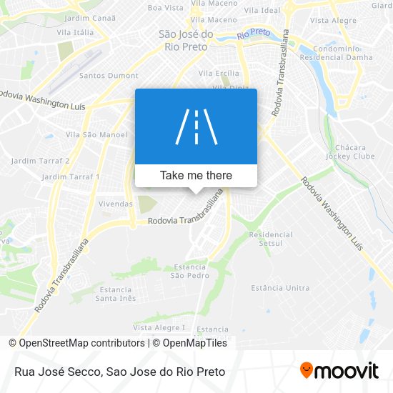 Rua José Secco map