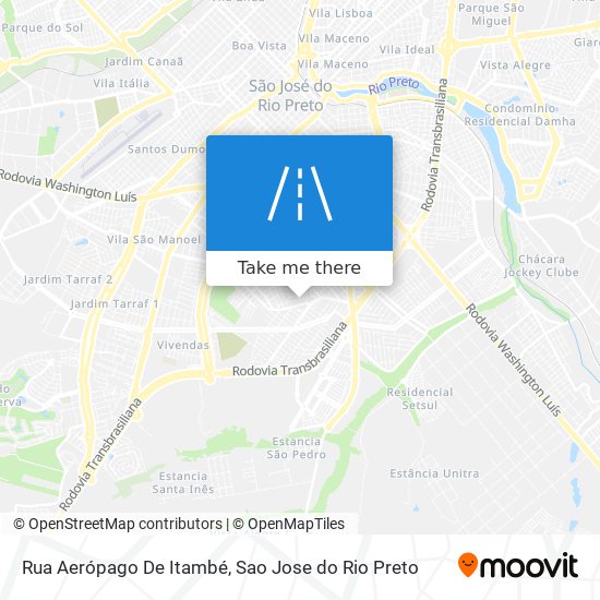 Rua Aerópago De Itambé map