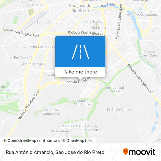 Rua Antônio Amancio map