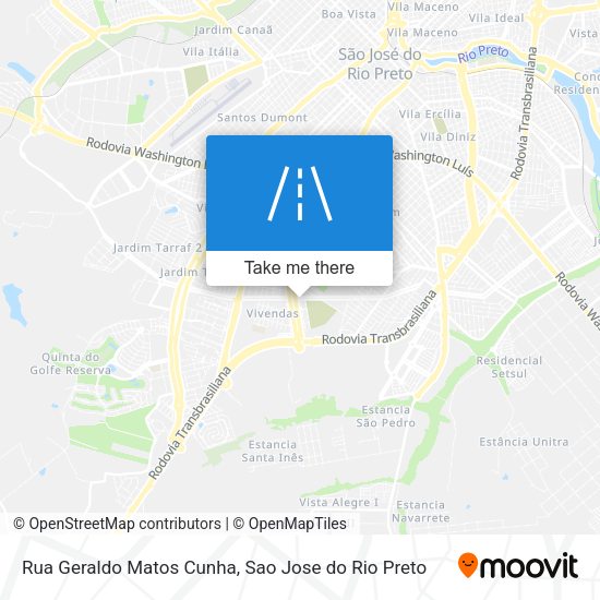 Rua Geraldo Matos Cunha map