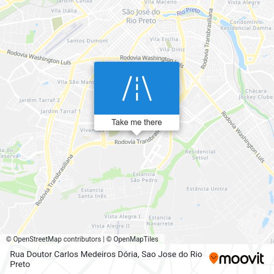 Rua Doutor Carlos Medeiros Dória map