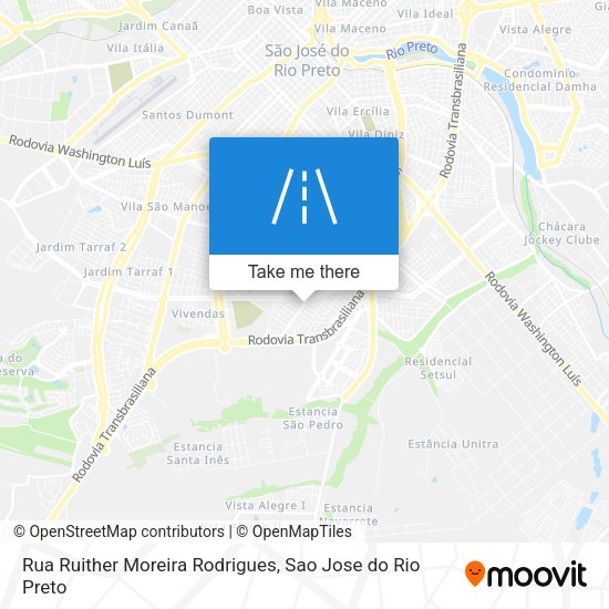 Rua Ruither Moreira Rodrigues map