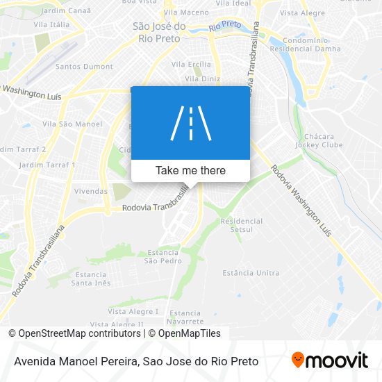 Avenida Manoel Pereira map