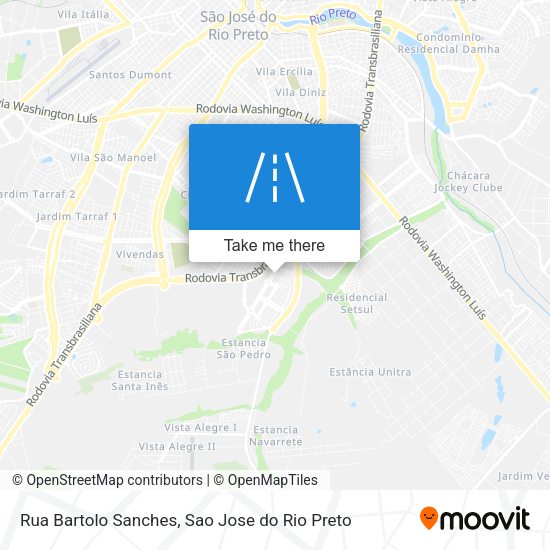 Rua Bartolo Sanches map