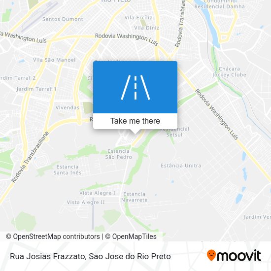 Rua Josias Frazzato map