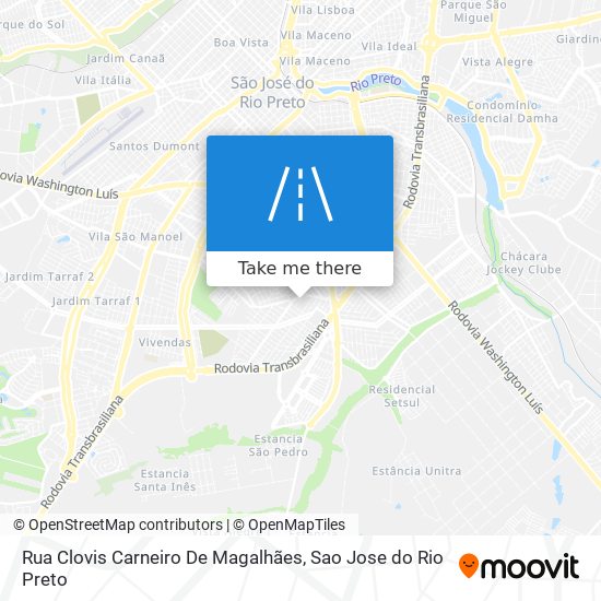 Rua Clovis Carneiro De Magalhães map