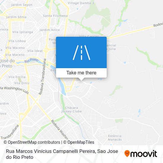 Rua Marcos Vinícius Campanelli Pereira map