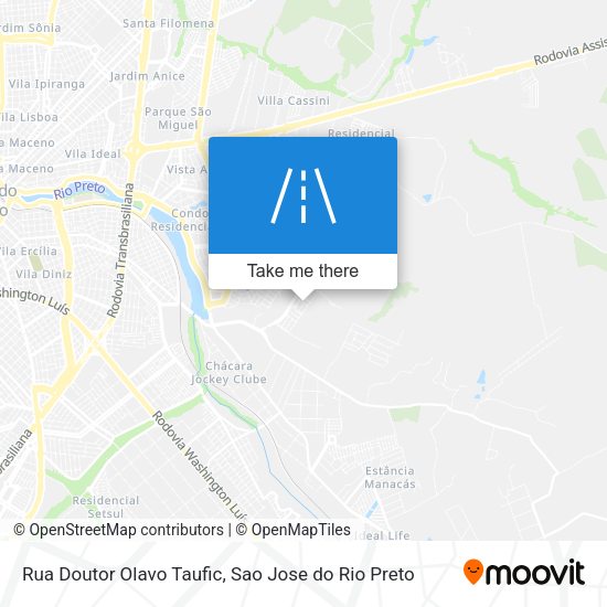 Rua Doutor Olavo Taufic map