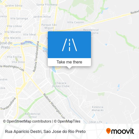 Rua Aparício Destri map