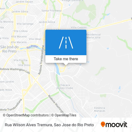Rua Wilson Alves Tremura map
