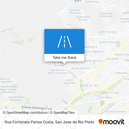 Rua Fortunata Parise Costa map