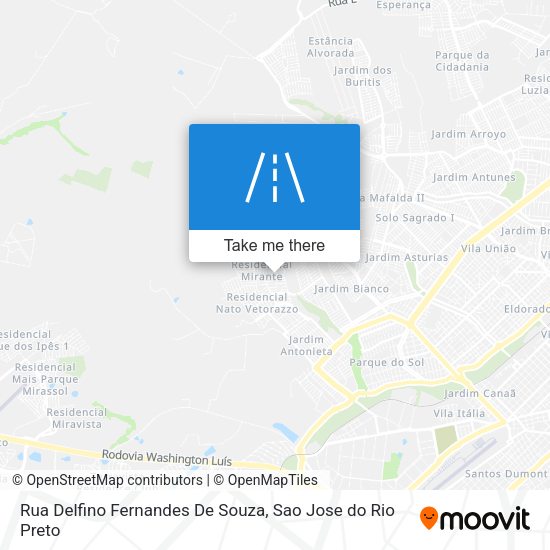 Rua Delfino Fernandes De Souza map