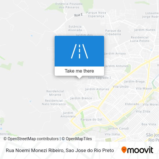 Rua Noemi Monezi Ribeiro map
