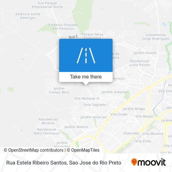 Rua Estela Ribeiro Santos map
