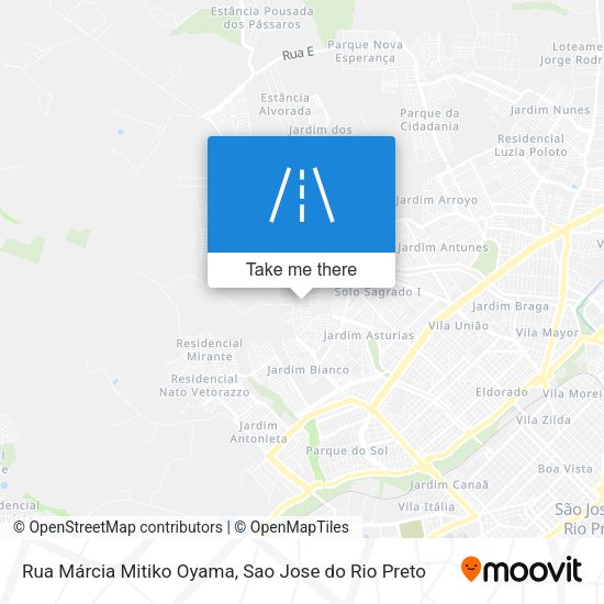 Rua Márcia Mitiko Oyama map