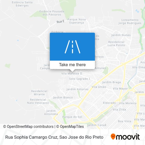 Rua Sophia Camargo Cruz map